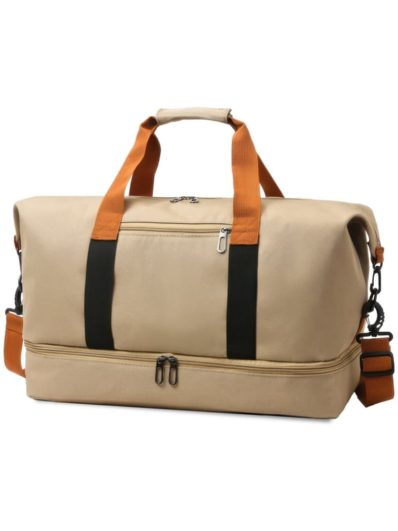Travel Duffle Bag Weekender Bag Carry On Tote Bags for Women, Duffel Bag Sport Gym Bag for Men, Hospital Bag for Labor and Delivery, Overnight Bag Luggage Bag with Trolley Sleeve