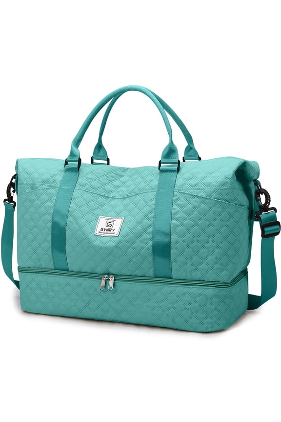 Travel Duffle Bag Weekender Bags for Women with Shoe Compartment Carry on Overnight Bag Gym Duffel Bag with Wet Pocket Hospital Bags for Labor and Delivery