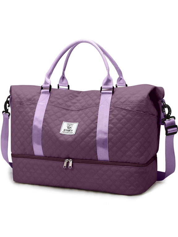 Travel Duffle Bag Weekender Bags for Women with Shoe Compartment Carry on Overnight Bag Gym Duffel Bag with Wet Pocket Hospital Bags for Labor and Delivery