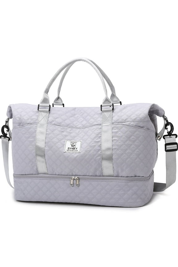 Travel Duffle Bag Weekender Bags for Women with Shoe Compartment Carry on Overnight Bag Gym Duffel Bag with Wet Pocket Hospital Bags for Labor and Delivery