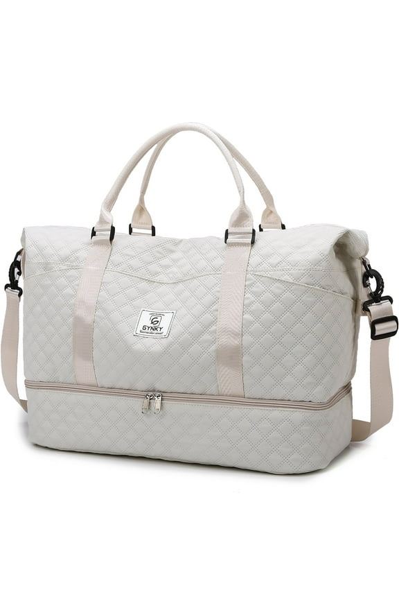 Travel Duffle Bag Weekender Bags for Women with Shoe Compartment Carry on Overnight Bag Gym Duffel Bag with Wet Pocket Hospital Bags for Labor and Delivery