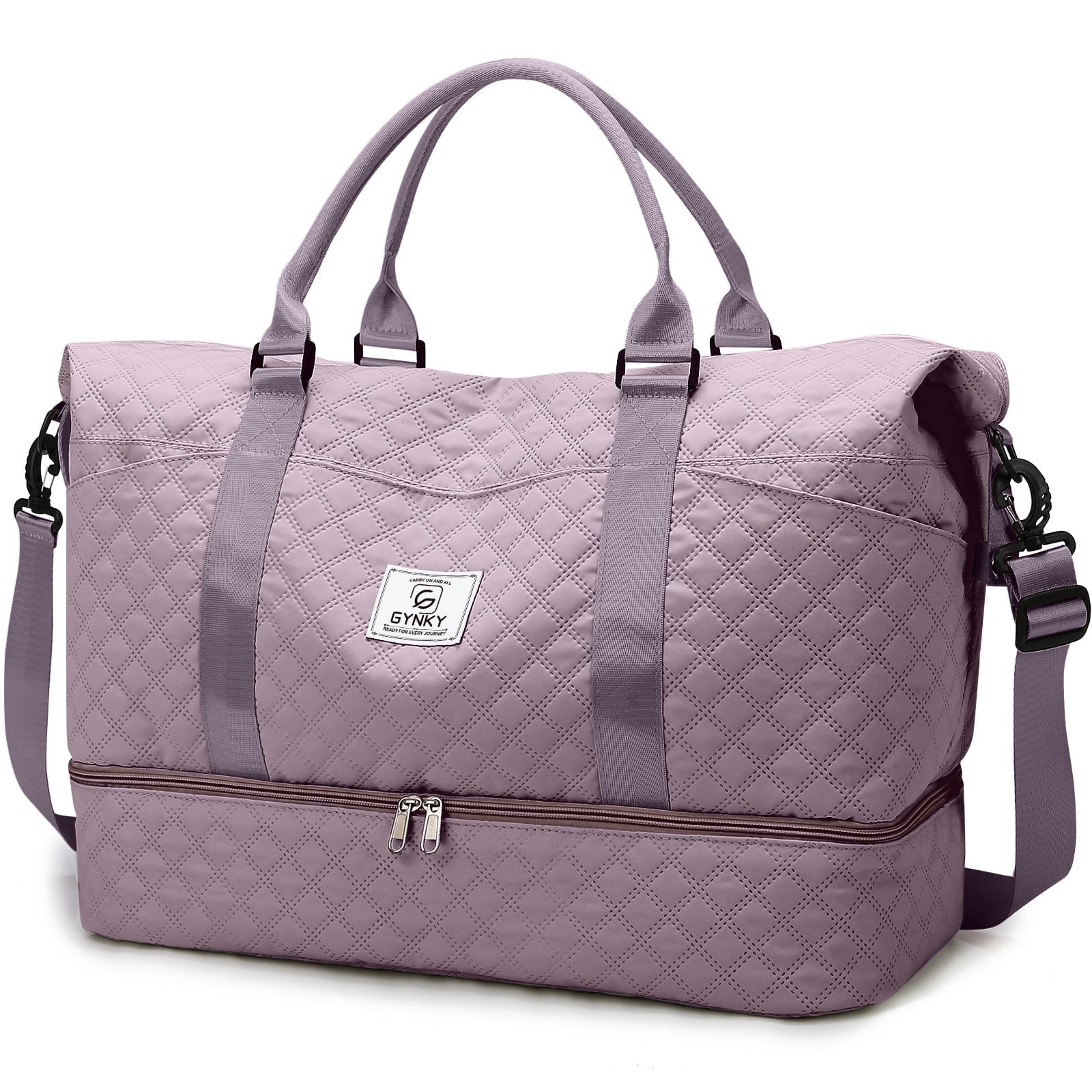 carry on travel duffel bag Bags Large Weekender With Shop Compartment Black Say hello to your weekend trip sidekick Gynky Travel Duffle Bag Weekender