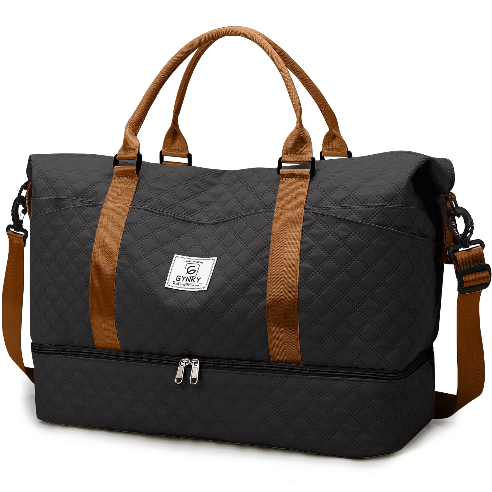 best travel bags duffel BAGSMART Duffle Bag for Travel, Gym Bag for Women, Weekender Carry on made from waterproof material 5+ Best Duffle Bags for