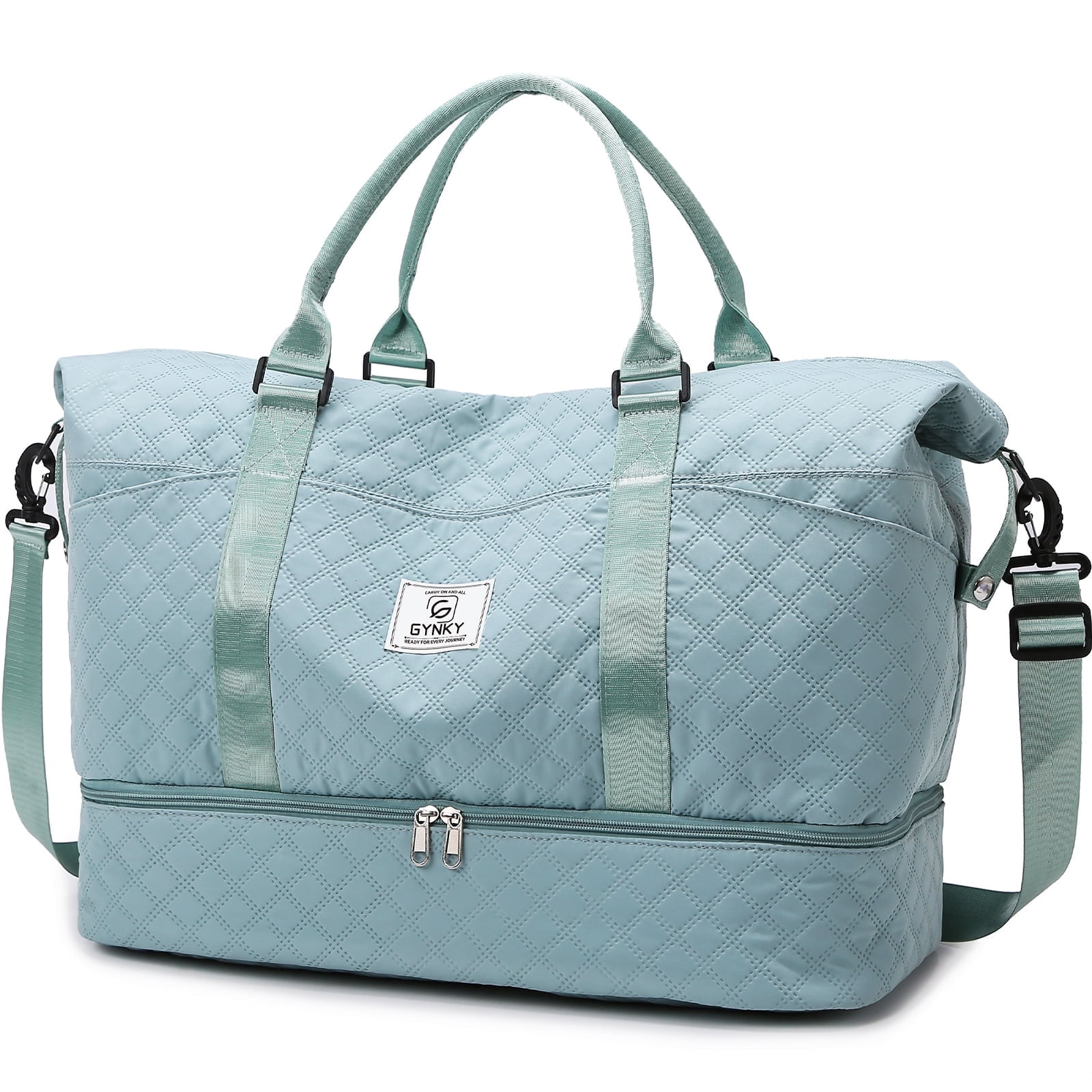 GYNKY Travel Duffle Bag, Weekender Bag for Women, Shoe Compartment, Wet ...