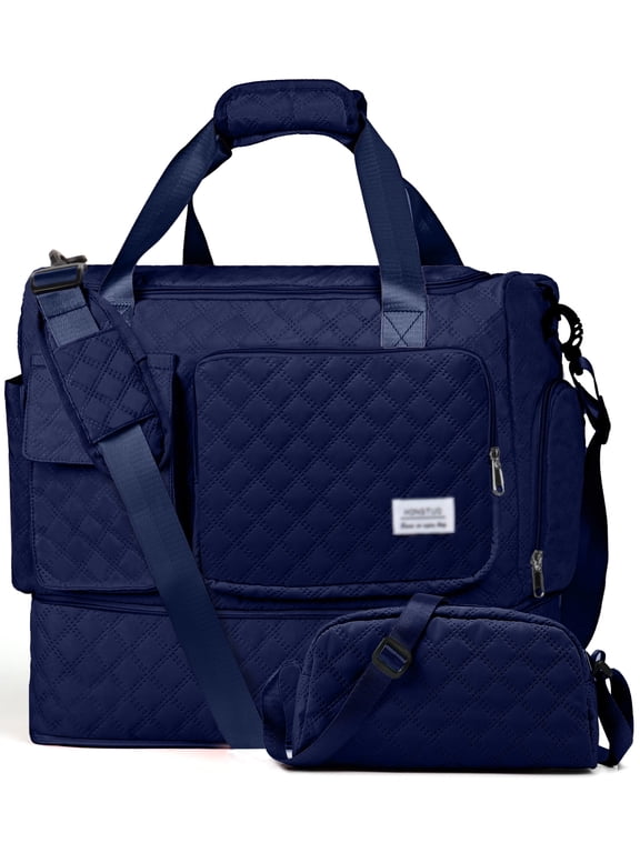 Travel Duffle Bag Weekender Bags for Women with Shoe Compartment Carry on Overnight Bag with Toiletry Bag Hospital Bag for Labor and Delivery Weekender Overnight Bag for Trave Sport Hospital