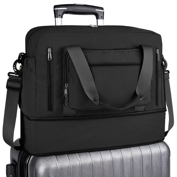 Gynky Travel Duffle Bag, Expandable Weekender Overnight Hospital Bags for Women Men Lightweight Carry on Personal Item Duffle Gym Bag for Travel, Sports, Hospital Maternity Use