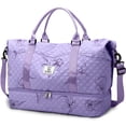 thumbnail image 1 of Gynky Travel Duffle Bag for Women Floral Weekender Bags with Shoe Compartment Carry on Overnight Bag Gym Tote Duffel Bag with Wet Pocket Hospital Bags for Travel Essentials, 1 of 9