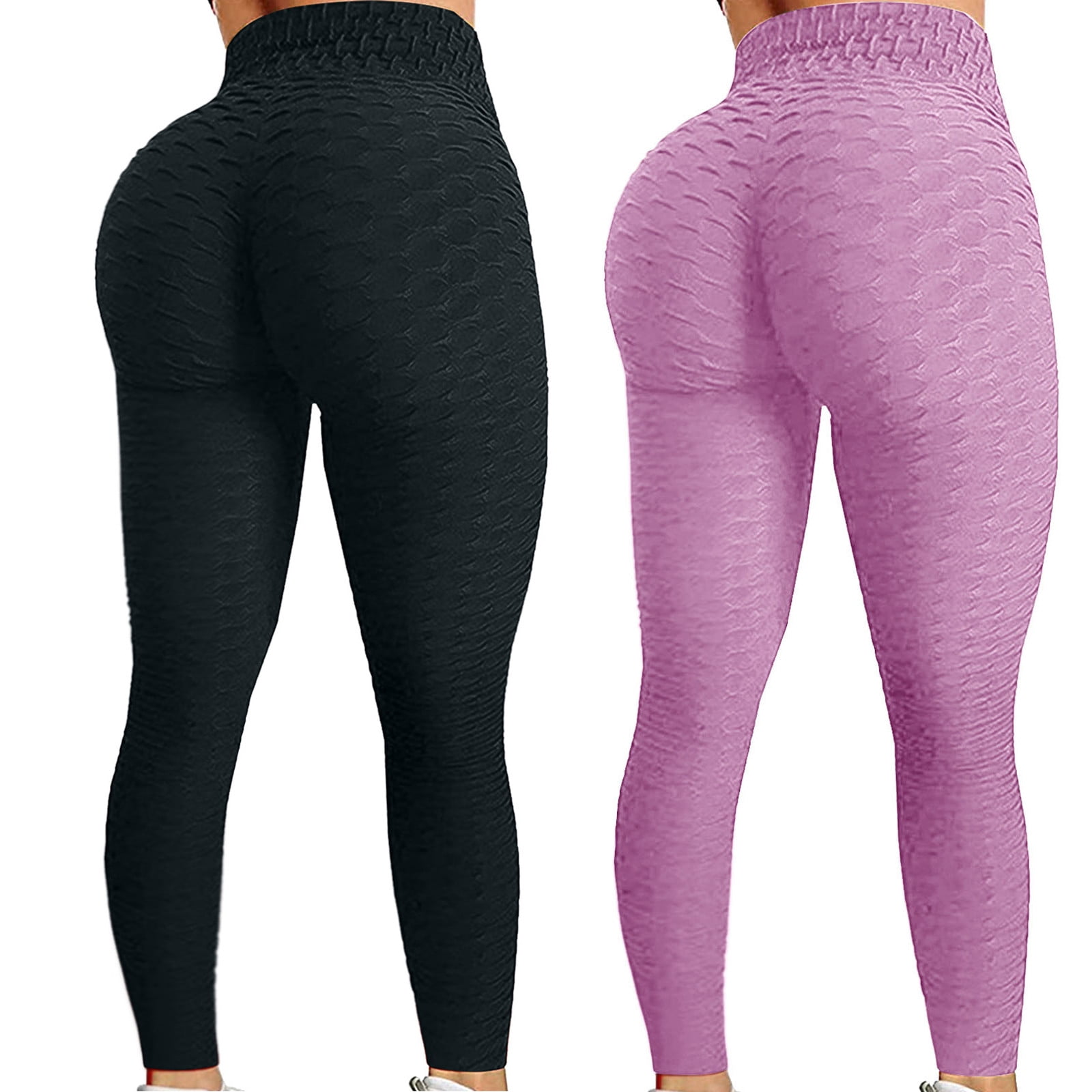 Gyouwnll Women's Hip-lifting High-waist Sexy Tie-dye Yoga Pants