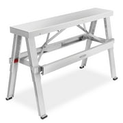 GypTool Adjustable Height Drywall Taping & Finishing Walk-Up Bench: 18 in. - 30 in.