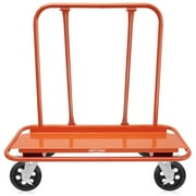 GypTool Heavy Duty Drywall Sheet Cart & Panel Dolly with 4 Swivel Wheels - Orange