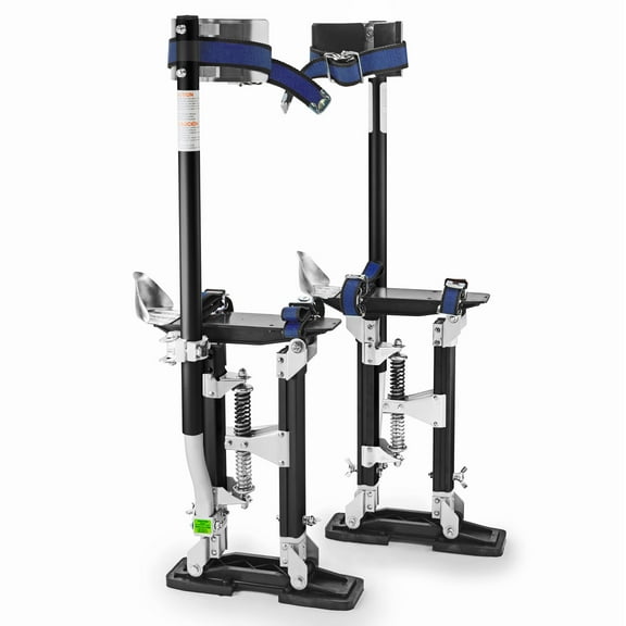GypTool Pro 18" - 30" Drywall Stilts - Black