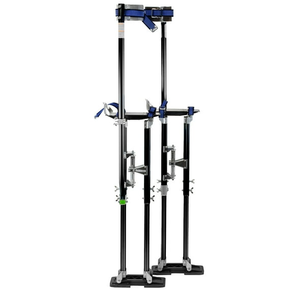GypTool Pro 36" - 48" Drywall Stilts - Black