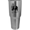 thumbnail image 1 of Gypsey Vanner Body - Alternate Horse Themed Etched 30oz Stainless Steel Tumbler, 1 of 1