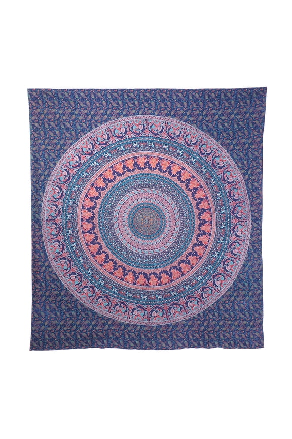 Gypsie Blu Boho Queen Mandala Tapestry Indian Wall Hanging Decor Art Bohemian Hippie Bedspread Blanket Tapestries Online