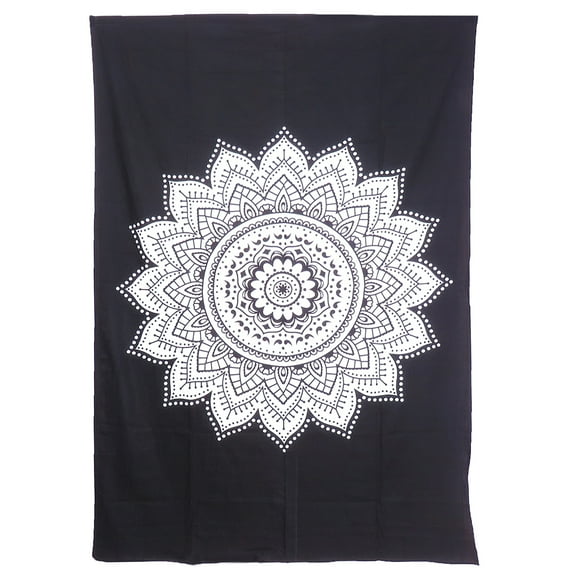Gypsie Blu Mandala Twin Hippie Wall Tapestry Boho Wall Hanging Beach Bedspread Living Room Decor Bedsheet Tapestries