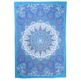 thumbnail image 1 of Gypsie Blu Mandala Twin Hippie Wall Tapestry Boho Wall Hanging Beach Bedspread Living Room Decor Bedsheet Tapestries, 1 of 3