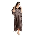 thumbnail image 1 of Gypsie Blu Satin Silk Kaftan for Women Sleepwear Maxi Dress Adjustable Nightgown Plus Size Kimono Sleeve Ladies Caftan Online, 1 of 7