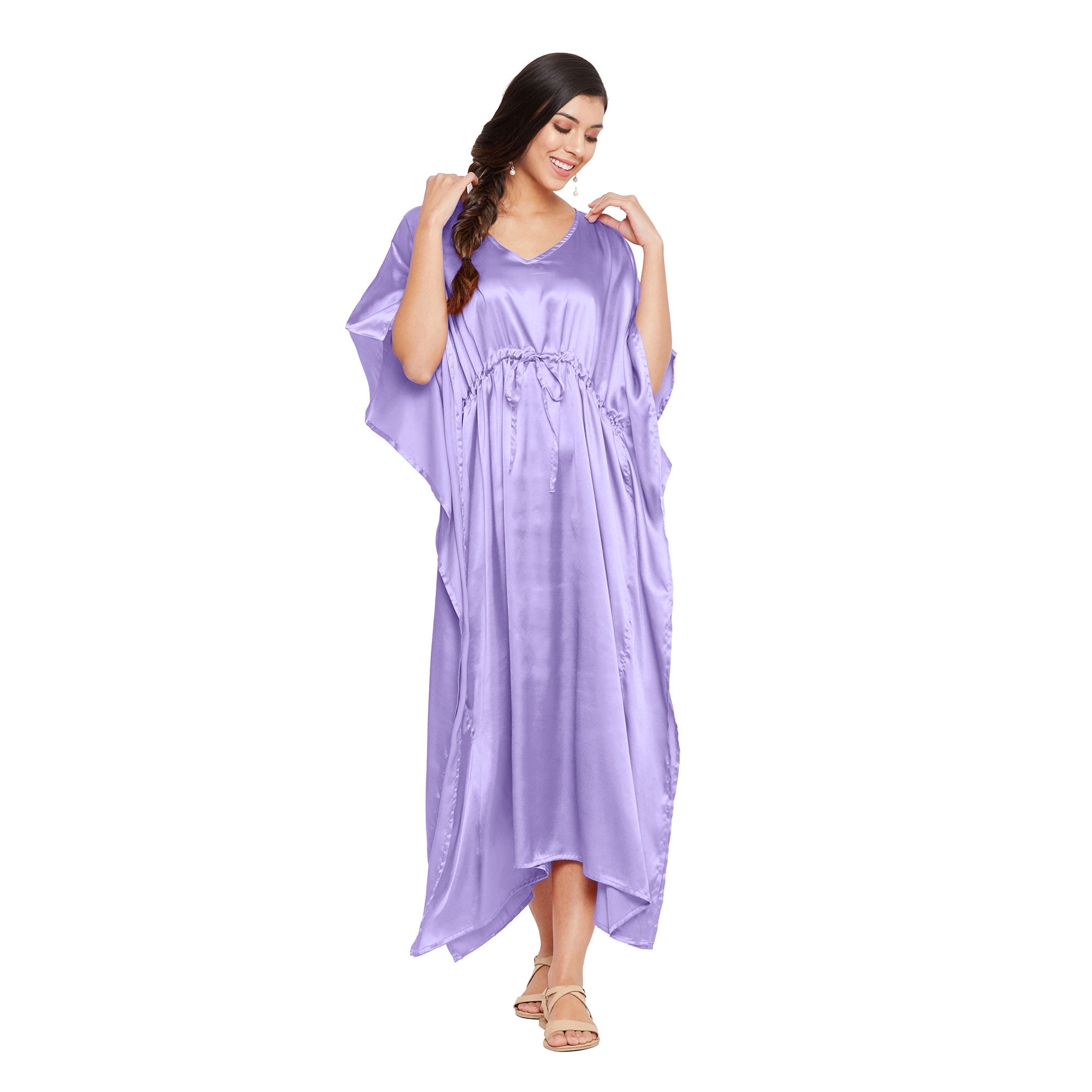 Silk popular Kaftan Maxi Dress Loungewear Silk Caftan For Women