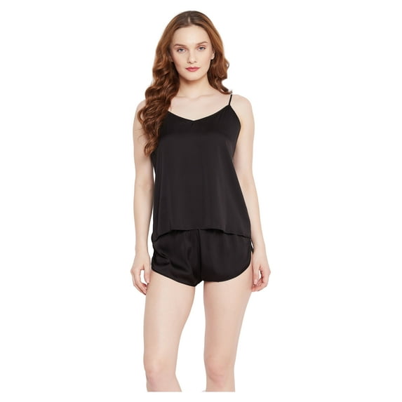 Gypsie Blu Sleepwear Cami Sets for Women Silk Satin Camisole Pjs Lounge Pajamas Sets Online, 2 Piece