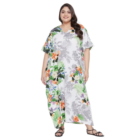 Gypsie Blu Women Kaftans Dresses Caftan Long Maxi Printed Dress for Ladies Online