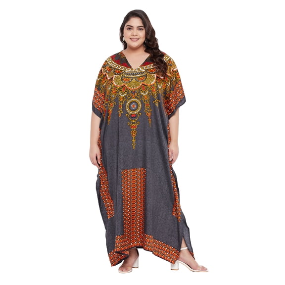 Gypsie Blu Women Kaftans Dresses Caftan Long Maxi Printed Dress for Ladies Online