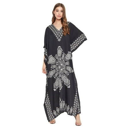 Gypsie Blu Women Kaftans Dresses Caftan Long Maxi Printed Dress for Ladies Online