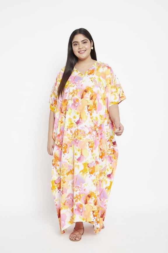 Gypsie Blu Women Kaftans Long Plus Size Caftan Dresses Summer Evening Maxi Dress Online
