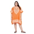 thumbnail image 1 of Gypsie Blu Women Tunics Dress Short 3/4 Sleeves Caftans for Ladies Casual Dresses, 1 of 7