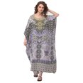 thumbnail image 1 of Gypsie Blu Women's Plus Size Kaftan Dresses Printed Long Maxi Dress for Ladies Girls, 1 of 4