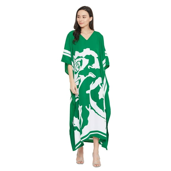 Gypsie Blu Women's Plus Size Kaftans Casual Long Maxi Dress for Ladies Summer Loose Kimono Caftans Sleepwear Online