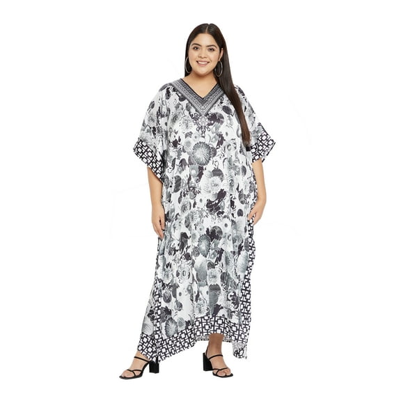 Gypsie Blu Women's Plus Size Printed Kaftan Dresses Long Maxi Dress for Ladies Girls Online
