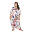 thumbnail image 1 of Gypsie Blu Women's Plus Size Printed Kaftan Dresses Long Maxi Dress for Ladies Girls Online, 1 of 7