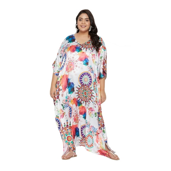 Gypsie Blu Women's Plus Size Printed Kaftan Dresses Long Maxi Dress for Ladies Girls Online
