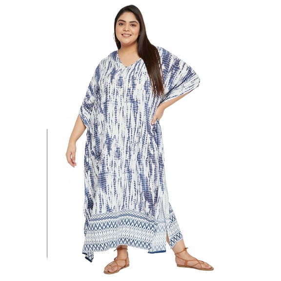 Gypsie Blu Women's Plus Size Rayon Kaftan Dresses Long Maxi Dress for Ladies Girls Online