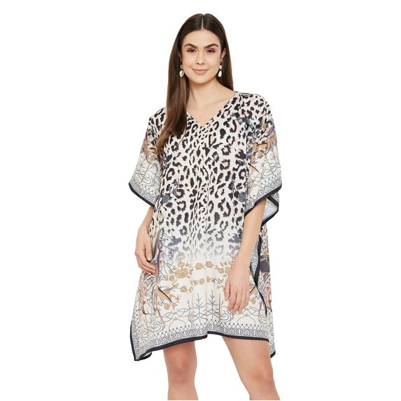 Gypsie Blu Women's Plus Size Tunic Short Kaftan Dress for Women Loose Summer Cover-up Casual Beachwear Tunics Online