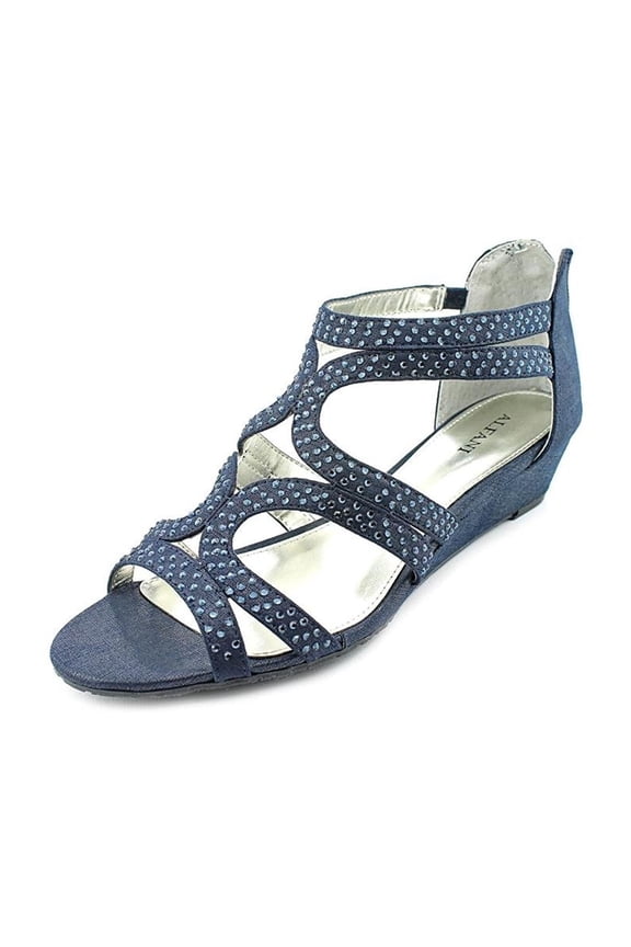 Gypsie Open Toe Synthetic Wedge Sandal