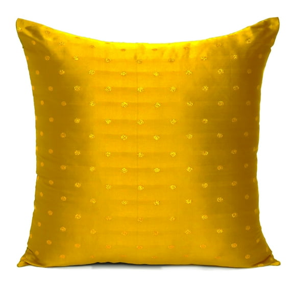 GypsieBlu Decorative Throw Pillows Cases Cushion Covers Art Silk Cushion Decor Sofa Throws Sizes 18X18 Inches, Set of 2 Online