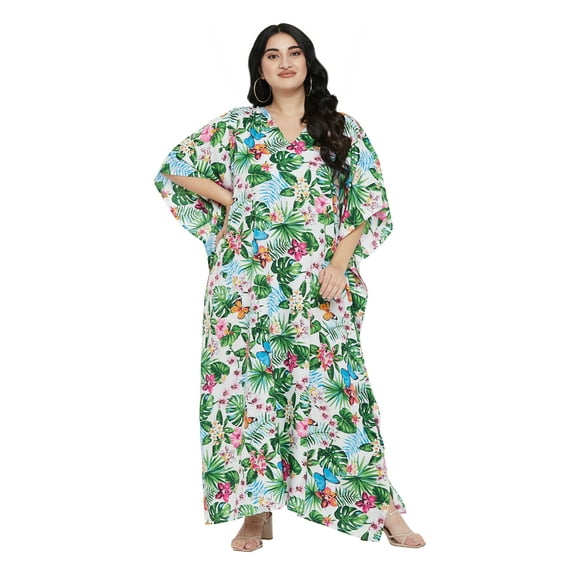 Gypsieblu Women Kaftans Dresses Caftan Long Maxi Printed Dress for Ladies Online