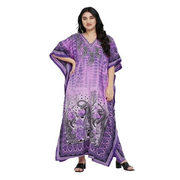 Gypsieblu Women Kaftans Dresses Caftan Long Maxi Printed Dress for Ladies Online