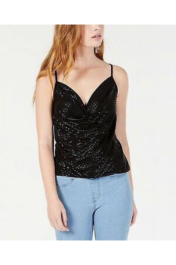 - Textured Cowl-Neck Camisole - Juniors - M