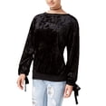 thumbnail image 1 of Gypsies & Moondust Women Small Velvet Crewneck Sweater, 1 of 3