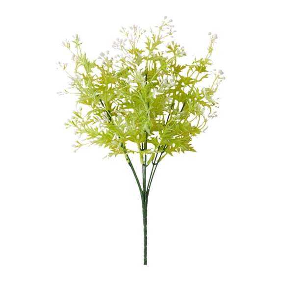 Gypsophila Artificial Flowers Bouquet, Ongmies Artificial Flower Bouquets with Stems – Faux Plastic Flowers for Vase, Wedding & Home Decor, 1 Artificial Baby's Breath Bouquet