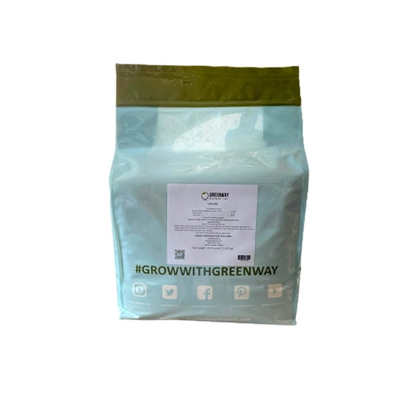 Gypsum Powder Calcium Sulfate 100% Water Soluble "Greenway Biotech Brand" 25 Pounds