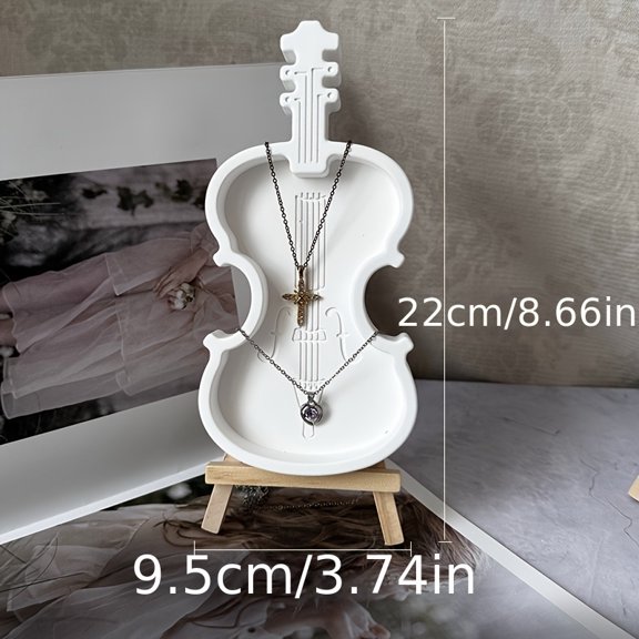 Gypsum Statue Display Stand, Goddess Necklace Photography Prop, Jewelry Art Decoration