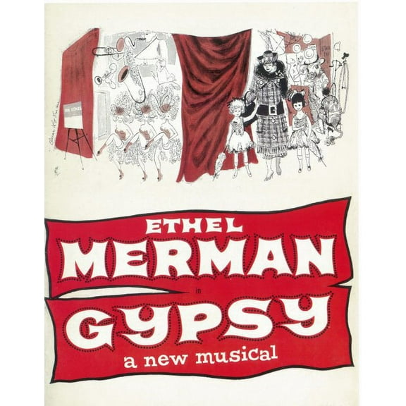 Gypsy (Broadway) Movie Poster (11 x 17)
