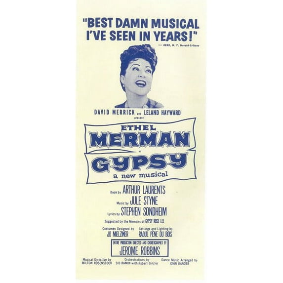 Gypsy (Broadway) Movie Poster (11 x 17)