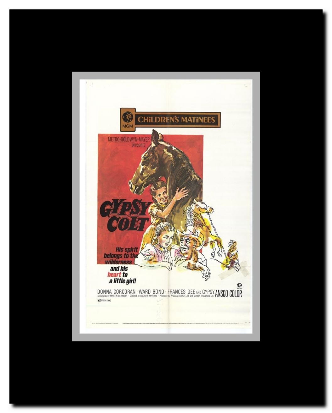Gypsy Colt Framed Movie Poster