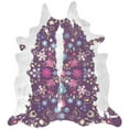 thumbnail image 1 of Gypsy Faux Cowhide (Purple) Rug, 1 of 2