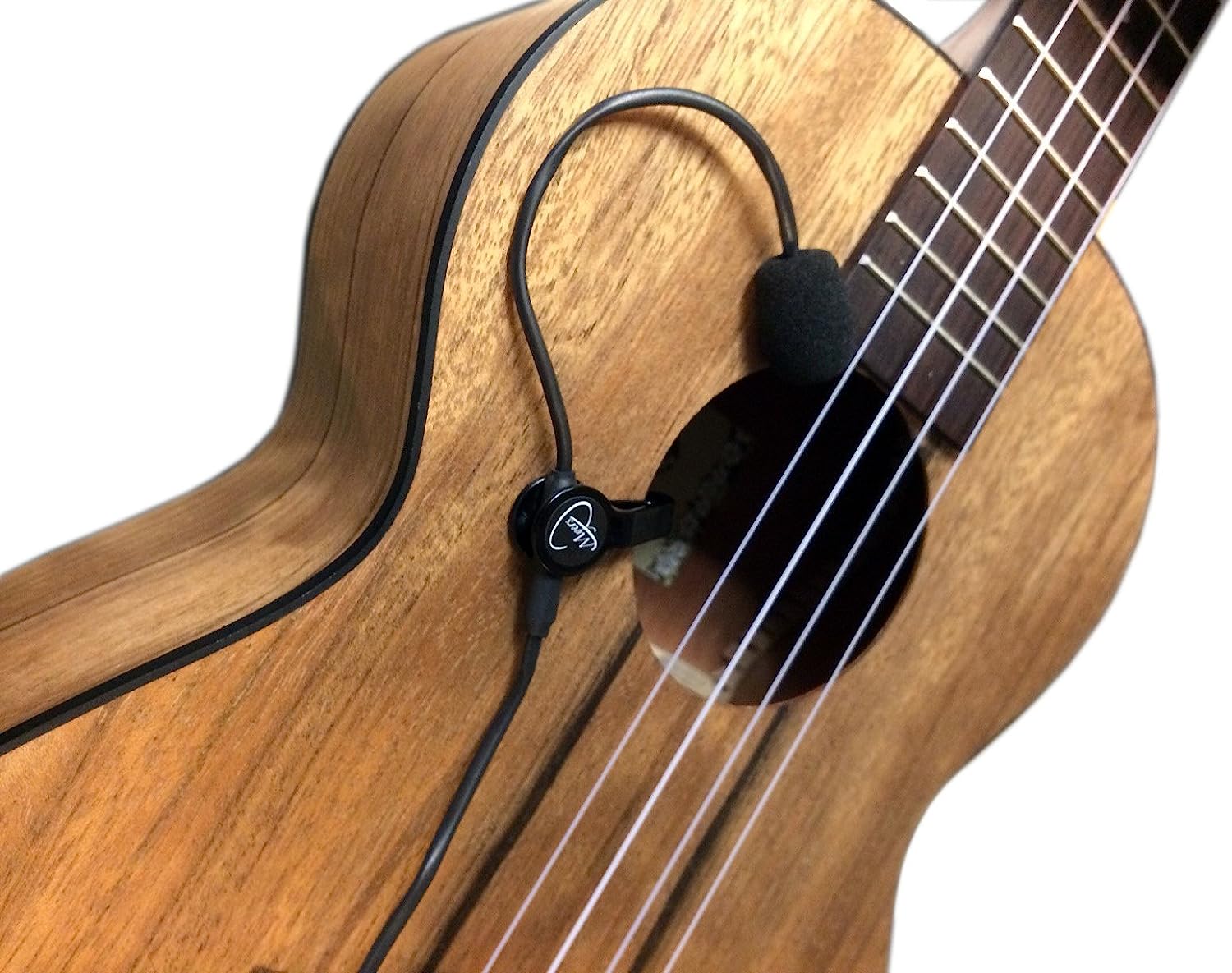 Gypsy Jazz Guitar Pickup with Flexible MicroGooseneck The Feather by