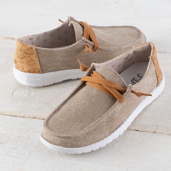 Gypsy Jazz Tan Spiral Shoe